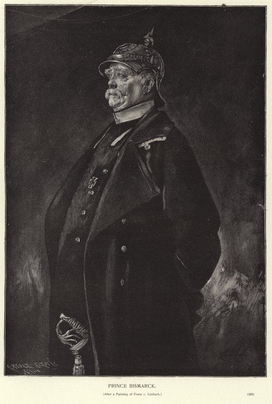 Otto von BIsmarck tekijältä Franz Seraph von Lenbach