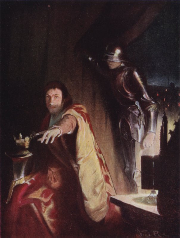 Kuningas Richard III (väri litho) tekijältä Fred Roe