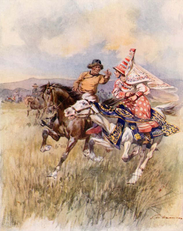 Kirgisian wooing tekijältä Frederic de Haenen