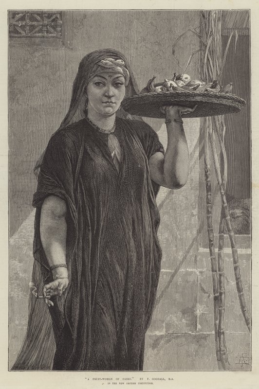 Kairon hedelmänainen tekijältä Frederick Goodall