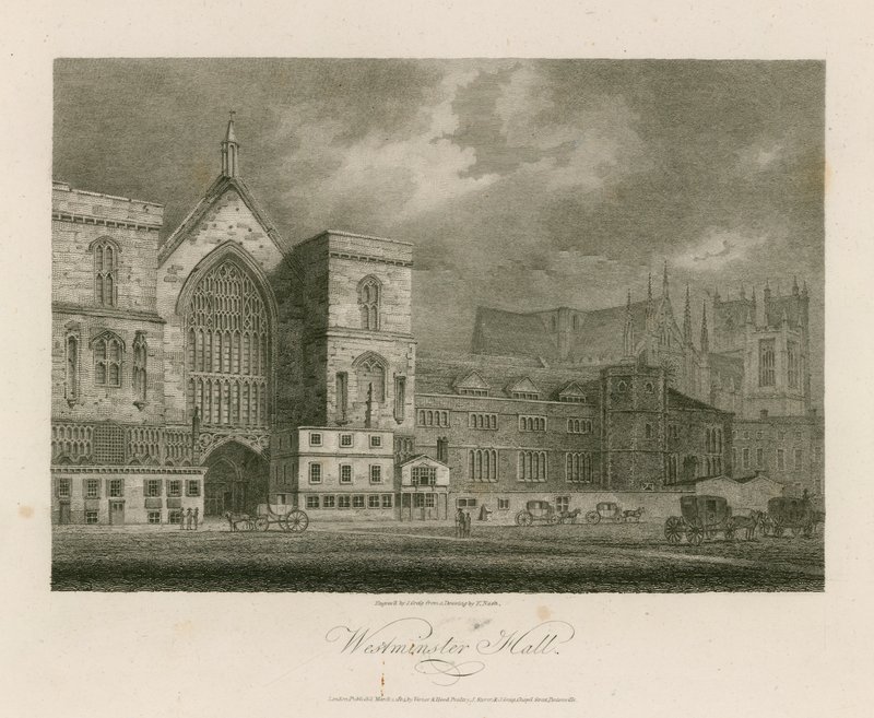 Westminster Hall tekijältä Frederick Nash