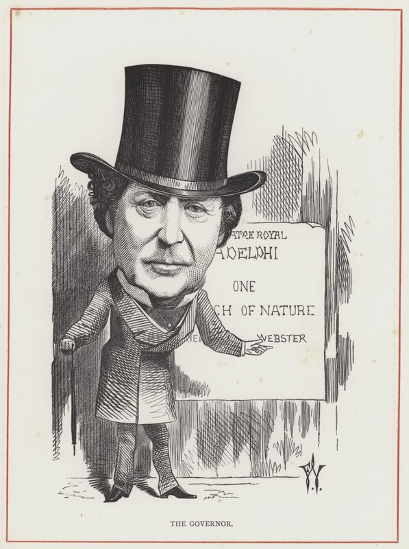 Benjamin Webster, näyttelijä tekijältä Frederick Waddy