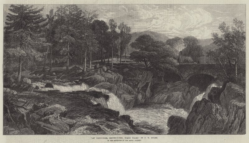 Pont-y-Pairissa, Bettws-y-Coedissa, Pohjois-Walesissa tekijältä Frederick William Hulme