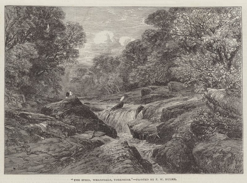 The Strid, Wharfdale, Yorkshire tekijältä Frederick William Hulme