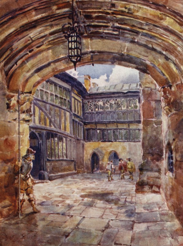 Courtyard, St Marys Hall, Coventry tekijältä Frederick William Newton Whitehead