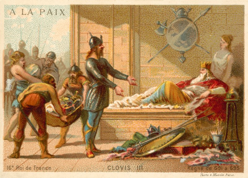 Clovis III, frankkien kuningas tekijältä French School