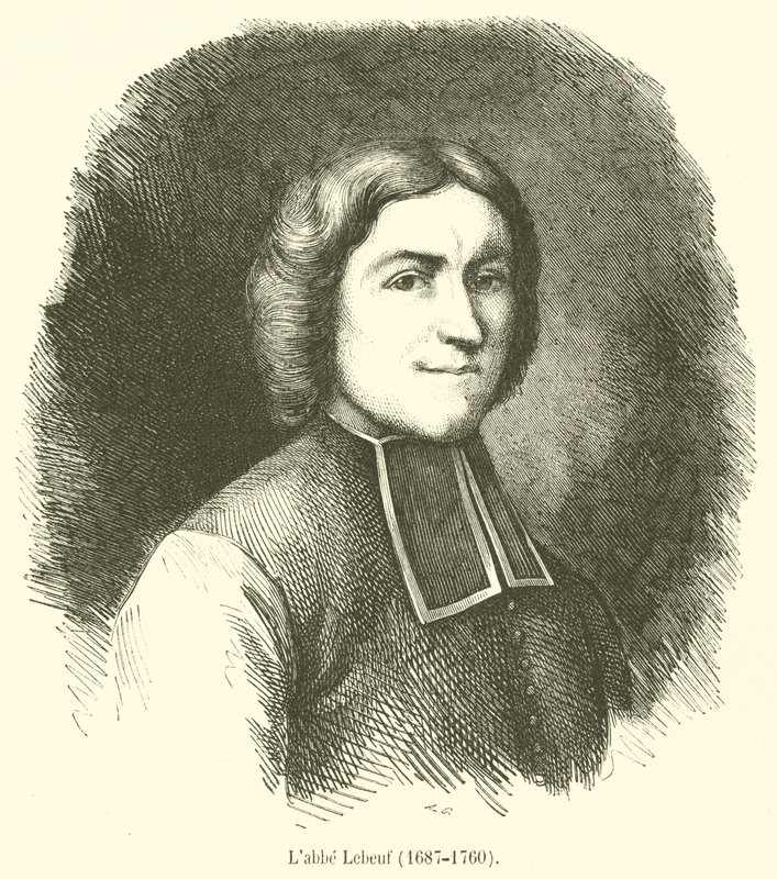 Labbe Lebeuf, 1687-1760 tekijältä French School