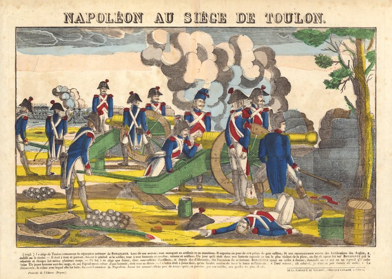 Napoleon Toulonin piirityksessä tekijältä French School