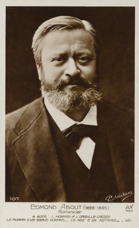 Edmond About (1828-1885), ranskalainen kirjailija. tekijältä French Photographer