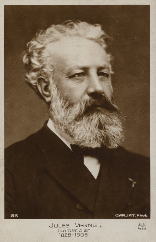 Jules Verne (1828-1905), ranskalainen kirjailija tekijältä French Photographer