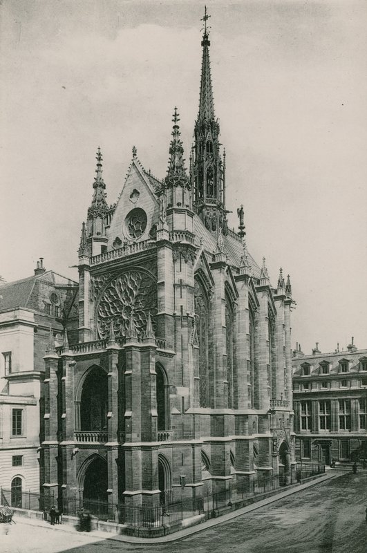 La Sainte-Chapelle, Pyhä kappeli (valokuvakaiverrus) tekijältä French Photographer