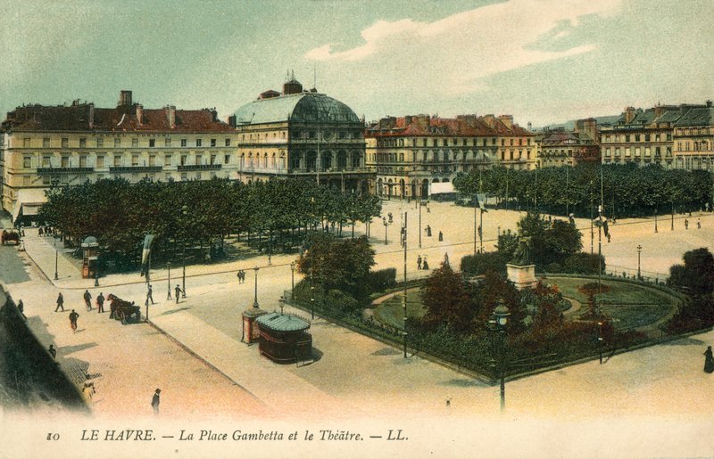 Le Havre, Place Gambetta, Teatteri tekijältä French Photographer