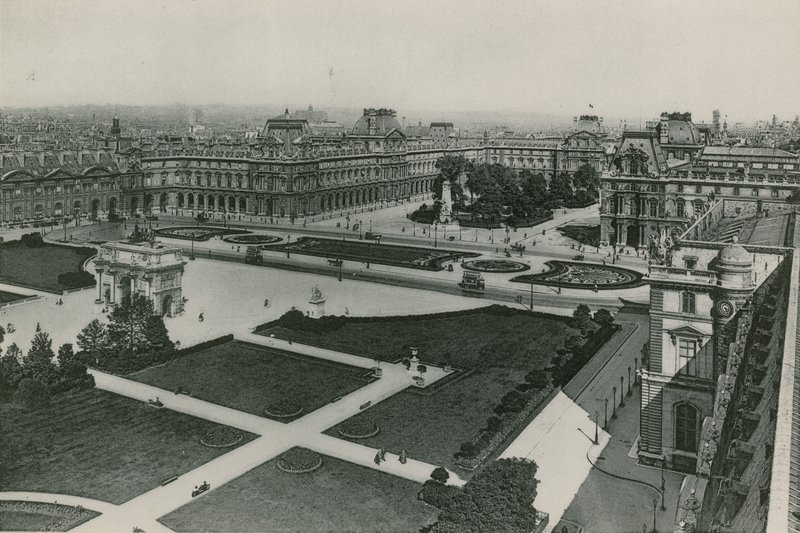 Le Nouveau Louvre, Uusi Louvre (valokuvakaiverrus) tekijältä French Photographer