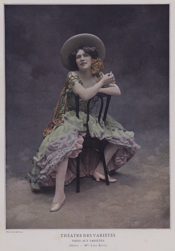 Lise Berry, ranskalainen näyttelijä (värillinen kuva) tekijältä French Photographer
