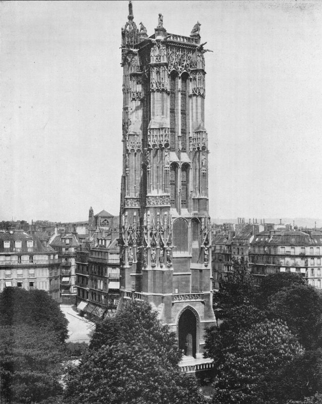 Pariisi - Saint-Jacques Tower (m/w kuva) tekijältä French Photographer