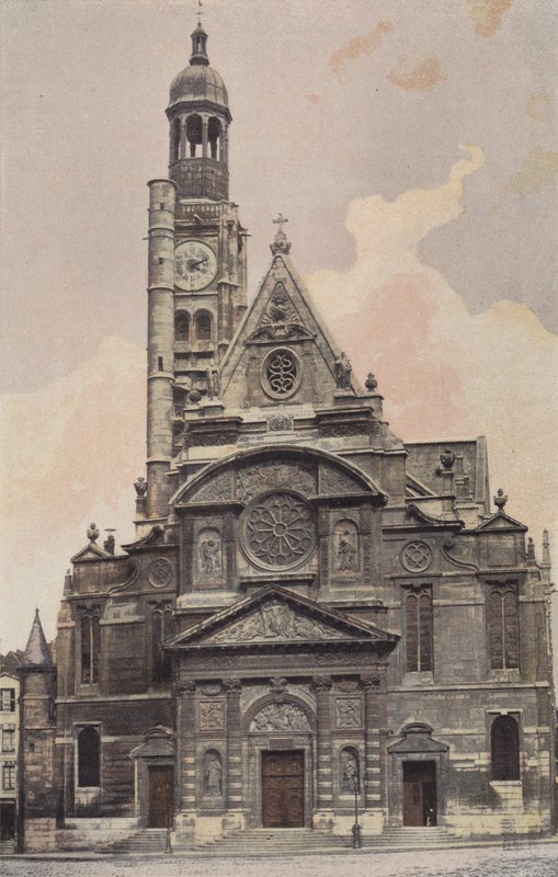 Pariisi, Saint-Etienne-du-Mont-kirkko, julkisivu O tekijältä French Photographer