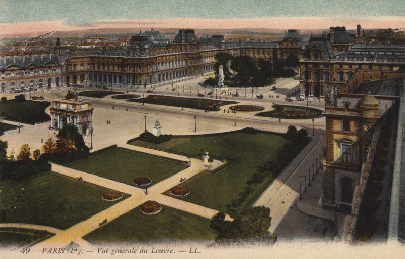 Pariisi, Vue generale du Louvre tekijältä French Photographer