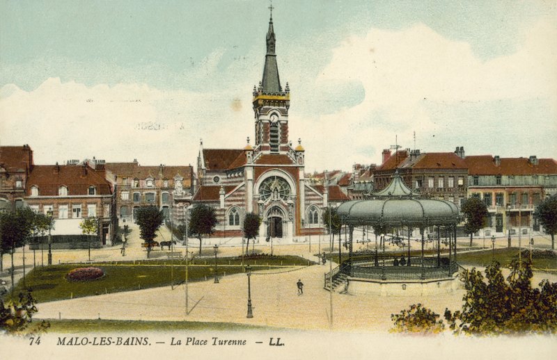 Place Turenne, Malo-les-Bains (värikuva) tekijältä French Photographer