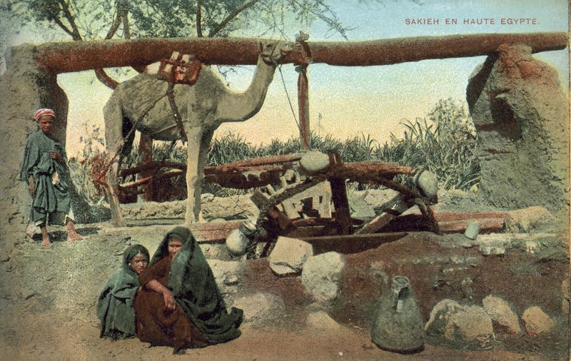 Sakia, Ylä-Egypti (värikuva) tekijältä French Photographer