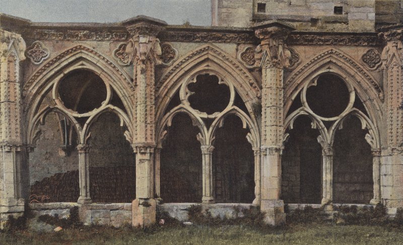 Soissons, Saint-Jean-des-Vignesin luostarin rauniot (N-julkisivu) tekijältä French Photographer