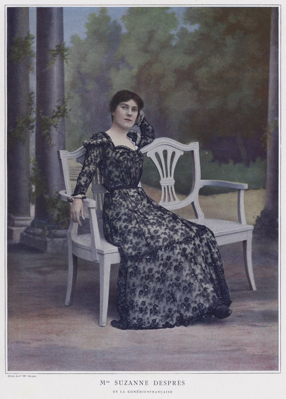 Suzanne Despres, ranskalainen näyttelijä (värikuva) tekijältä French Photographer