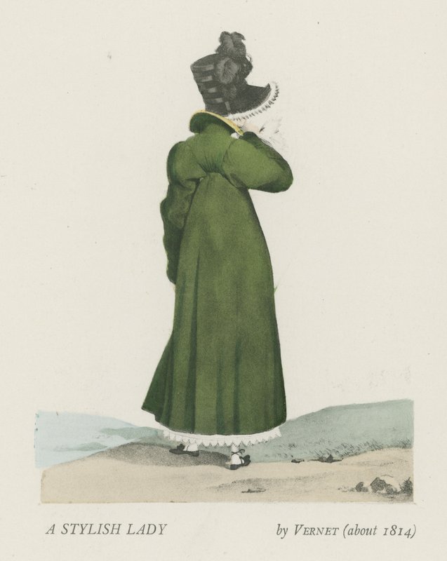 Tyylikäs nainen (noin 1814) tekijältä French School
