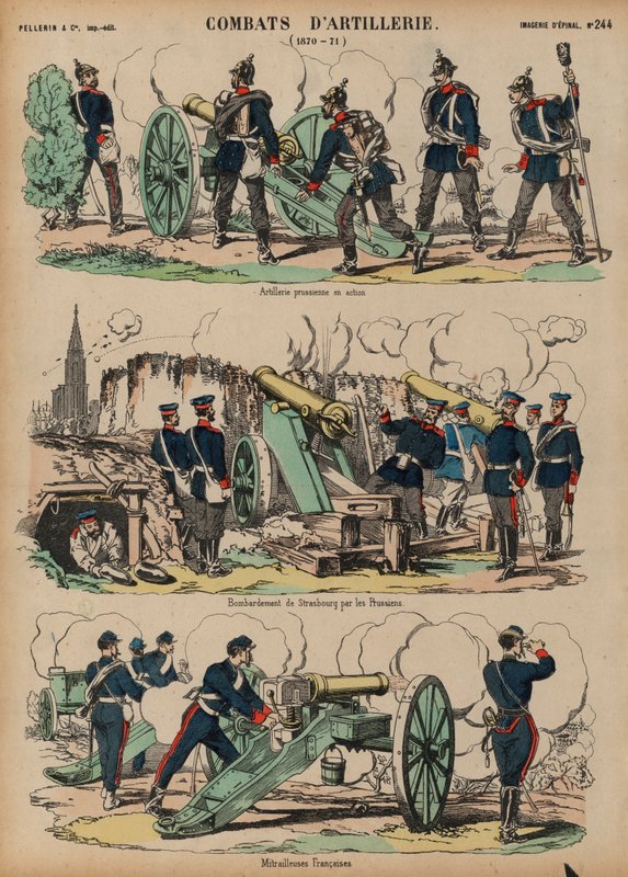 Tykistö toiminnassa, Ranskan ja Preussin sota, 1870-1871 tekijältä French School