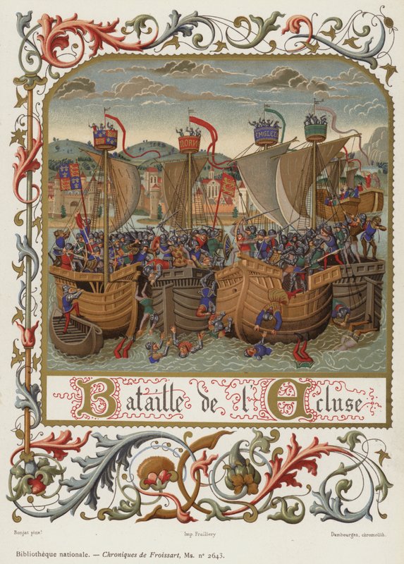 Lukon taistelu (chromolitho) tekijältä French School