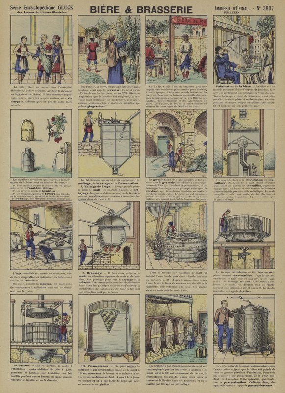 Olut ja panimo (väri litho) tekijältä French School