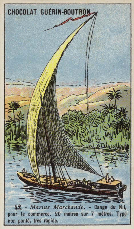Muutos Niilillä, Egypti (chromolitho) tekijältä French School
