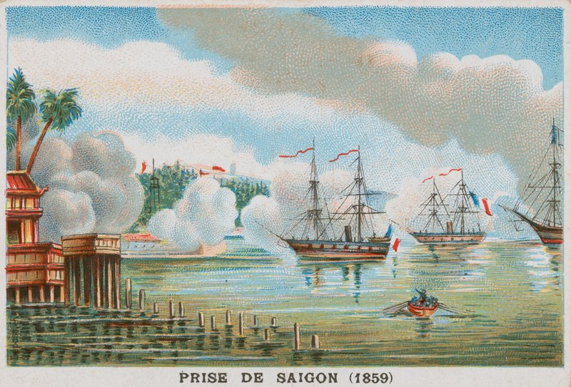 Ranskalaisten valtaama Saigon, 1859 tekijältä French School