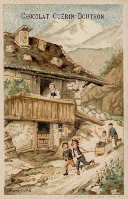 Auto (chromolitho) tekijältä French School