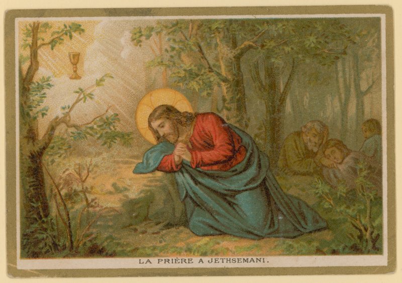 Episodi Jeesuksen Kristuksen elämässä (chromolitho) tekijältä French School