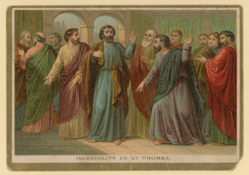 Jakso Jeesuksen Kristuksen elämässä (kromoliittinen) (chromolitho) tekijältä French School