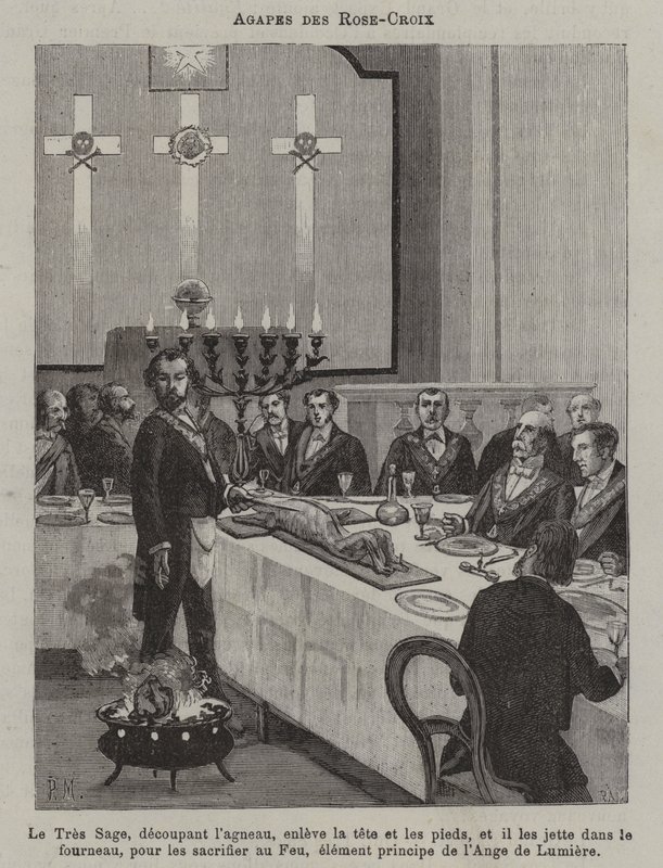 Feast of the Rose Croix (kaiverrus) tekijältä French School