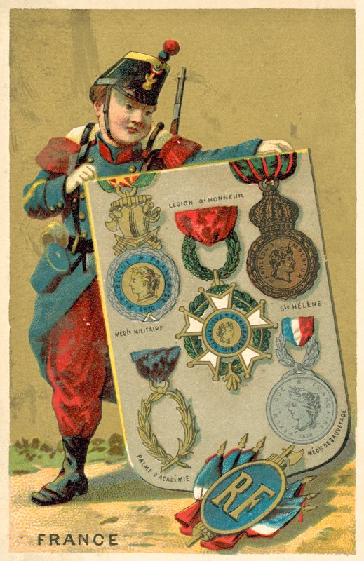 Ranska (chromolitho) tekijältä French School