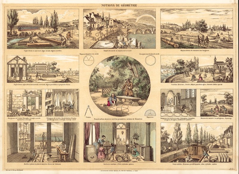Geometria (väri litho) tekijältä French School