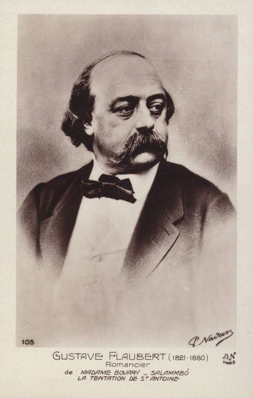 Gustave Flaubert (1820-1881), ranskalainen kirjailija tekijältä French School