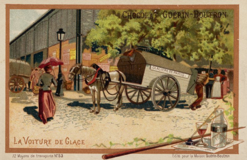 Jääkärry (chromolitho) tekijältä French School