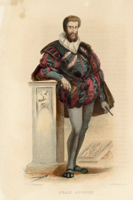 Jean Goujon (värillinen kaiverrus) tekijältä French School