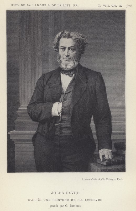 Jules Favre (litho) tekijältä French School