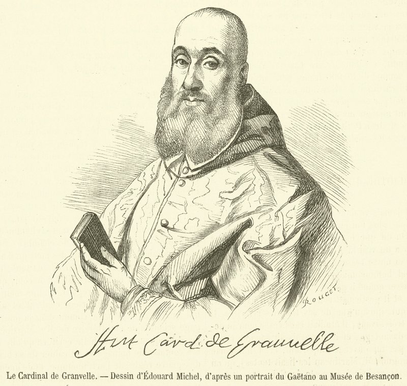 Cardinal de Granvelle (kaiverrus) tekijältä French School