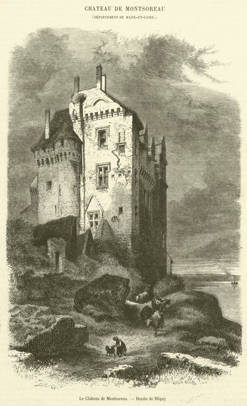 Chateau de Montsoreau (kaiverrus) tekijältä French School
