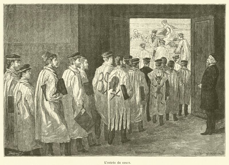 Kurssin kaiverrus tekijältä French School