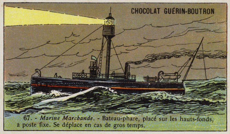 Lightship (chromolitho) tekijältä French School