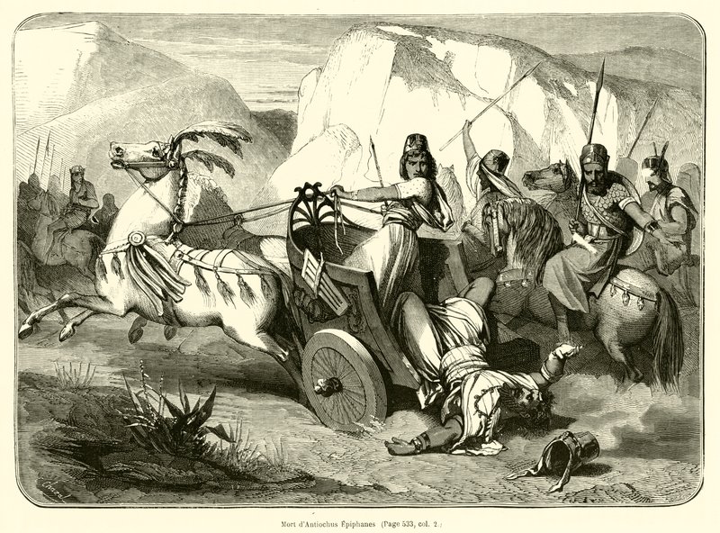 Mort de Antiochus Epiphanes (kaiverrus) tekijältä French School