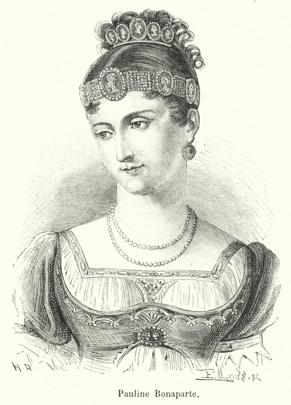 Pauline Bonaparte (kaiverrus) tekijältä French School