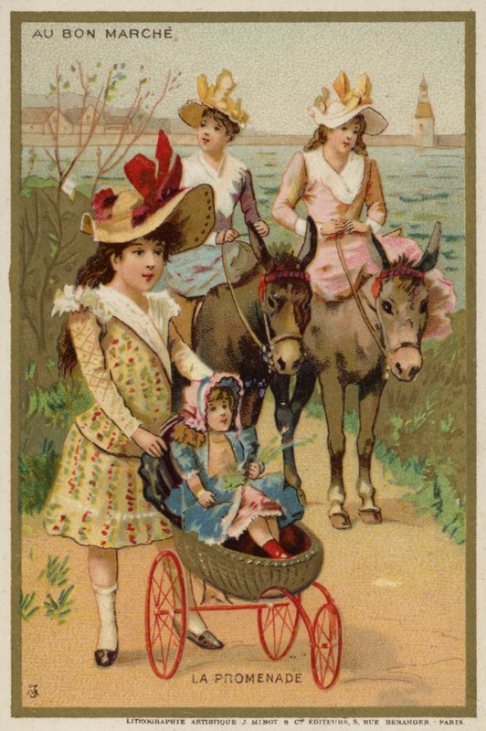 Promenade (chromolitho) tekijältä French School