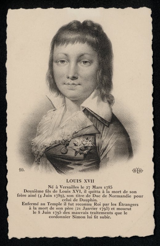 Roy Louis XVII (litho) tekijältä French School