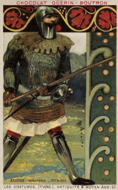 Saksilainen jalkaväki, 1300-luku tekijältä French School